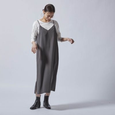 Lautreamont ロートレアモン の Web別注 ストレートシルエットのvネックキャミソールワンピース通販 集英社happy Plus Store