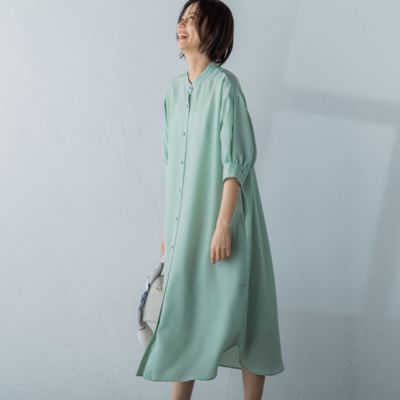 LAUTREAMONT(ロートレアモン)の【WEB限定】2wayシャツワンピース≪シワ