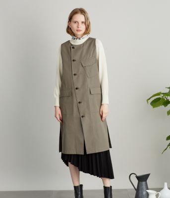 Sipuli シプリ のorganic Cotton Wool Gabardine ライダースワンピース通販 集英社happy Plus Store