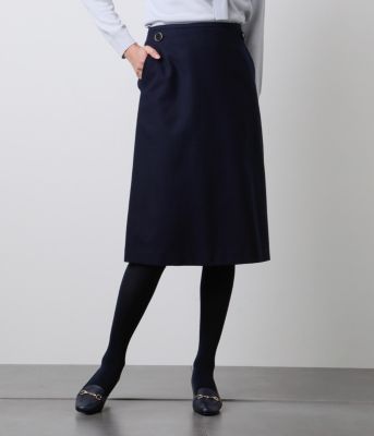 Newyorker ニューヨーカー のウールカシミヤシルクブッチャー デザインスカート通販 集英社happy Plus Store